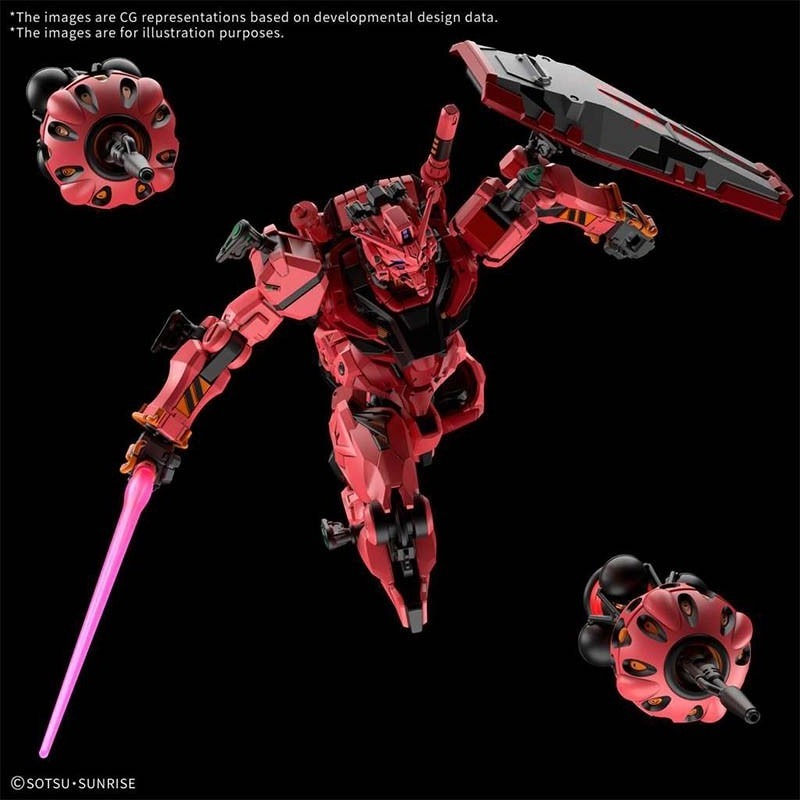 Gundam GQuuuuuuX RED HG 1/144  -  GUNDAM