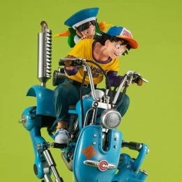 Dragon Ball Z - Figurine Son Goku & Son Gohan - Desktop Real McCoy  -  DRAGON BALL Z