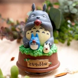 Mon Voisin Totoro - Statue Musicale Totoro joue de l'ocarina  -  TOTORO - GHIBLI