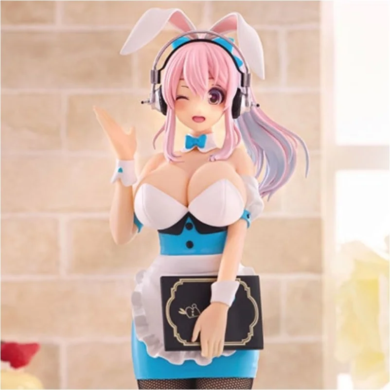 Figurine Super Sonico - BiCute Bunnies Waitress light blue ver  - FIGURINES FILLES SEXY
