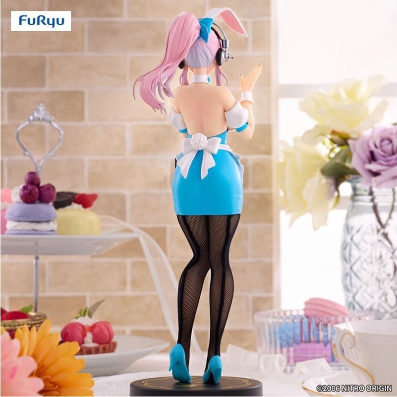 Figurine Super Sonico - BiCute Bunnies Waitress light blue ver  - FIGURINES FILLES SEXY