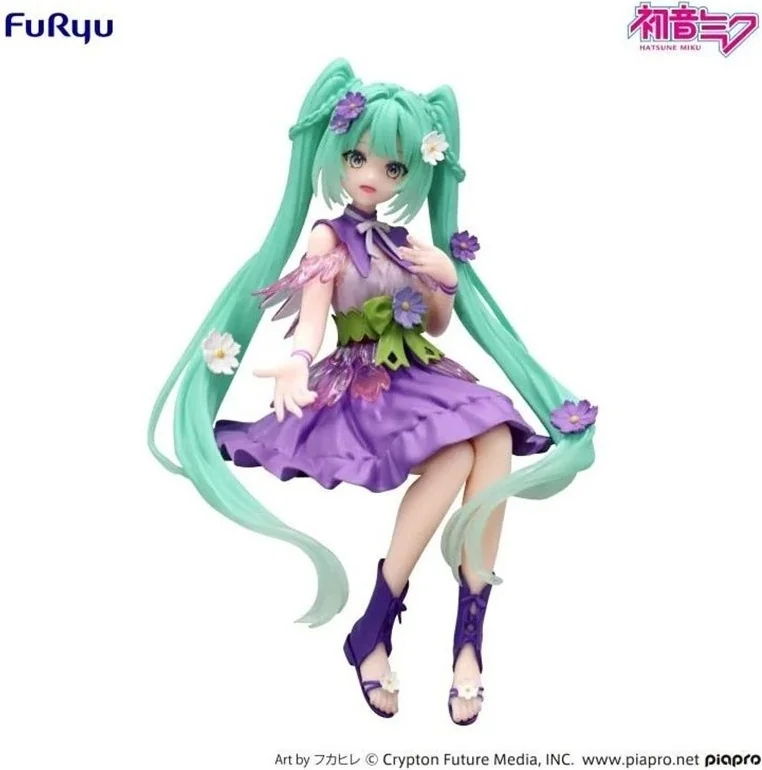 Figurine Hatsune Miku - Flower Fairy Cosmo Purple  - AUTRES FIGURINES