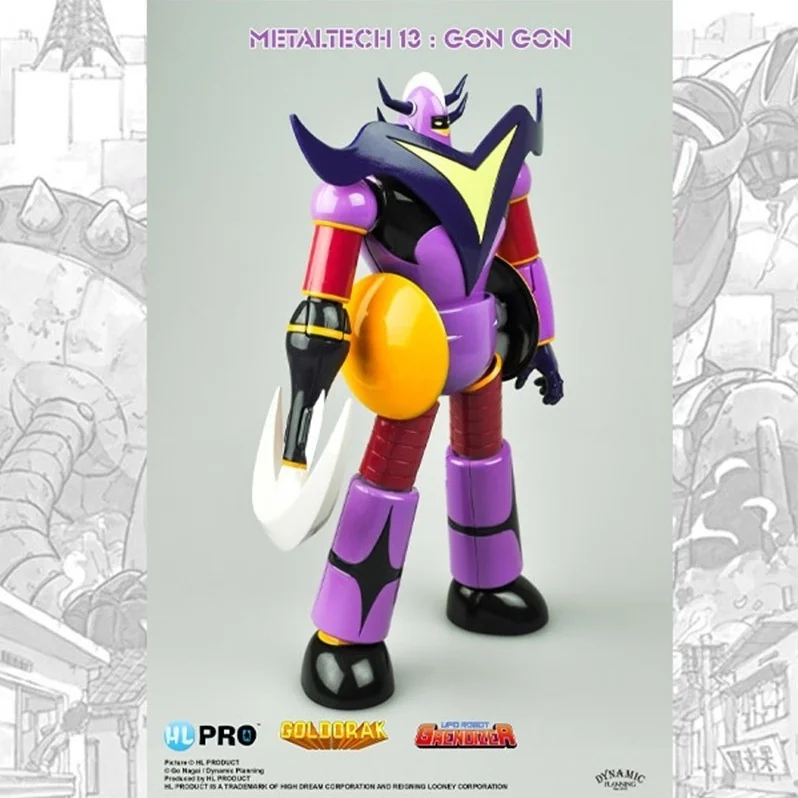 Goldorak - Gon Gon Anime color Metaltech 13  - GOLDORAK