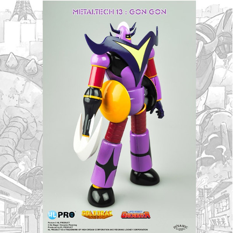 Goldorak - Gon Gon Anime color Metaltech 13  - GOLDORAK