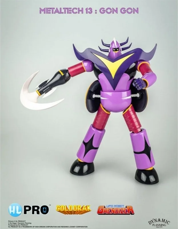 Goldorak - Gon Gon Anime color Metaltech 13  - GOLDORAK