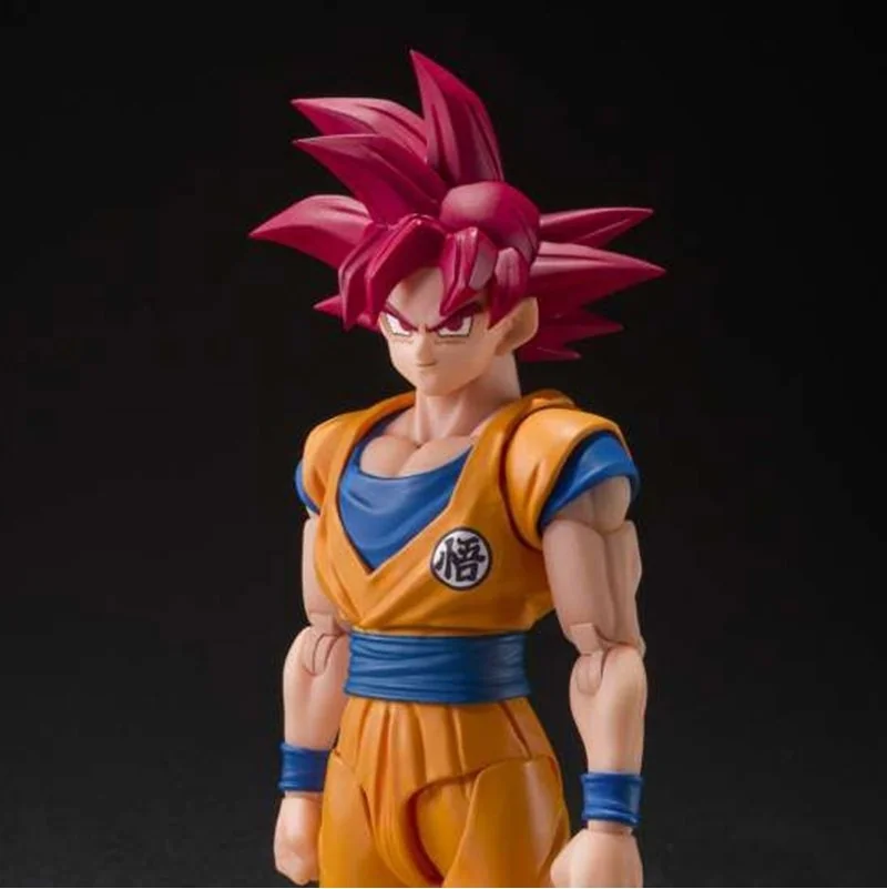 Dragon Ball Super - Figurine Son Goku saiyan god - s.h.figuarts  -  DRAGON BALL Z