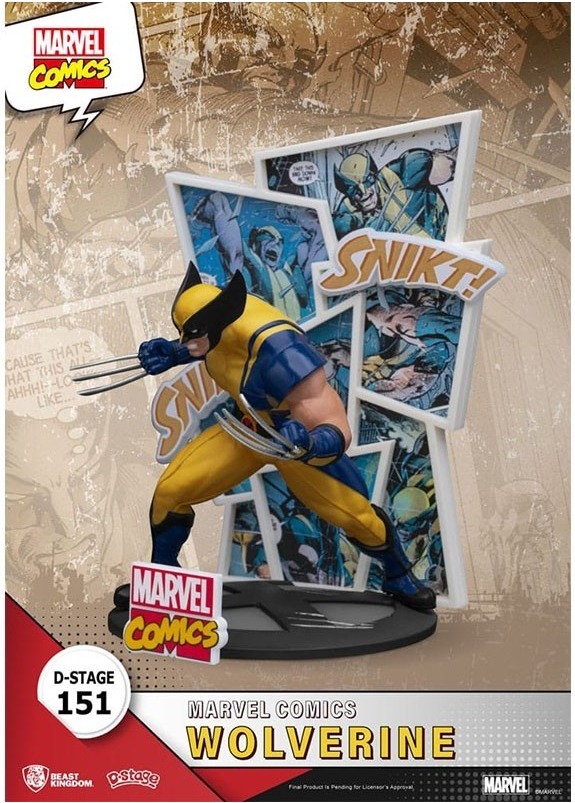 Marvel - Figurine Wolverine - D-Stage Diorama  - DC. COMICS & MARVEL