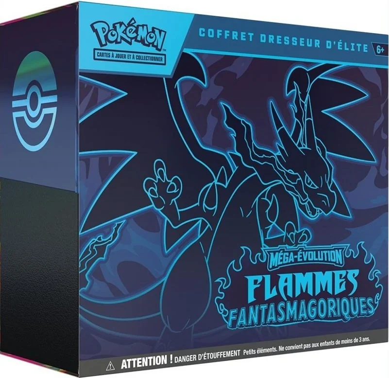 Pokémon - ETB Coffret Dresseur d'Elite - ME02 Méga-Évolutions - Flammes Fantasmagoriques  - Cartes à collectionner