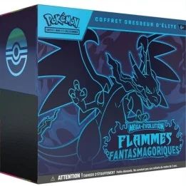Pokémon - ETB Coffret Dresseur d'Elite - ME02 Méga-Évolutions - Flammes Fantasmagoriques  - Cartes à collectionner