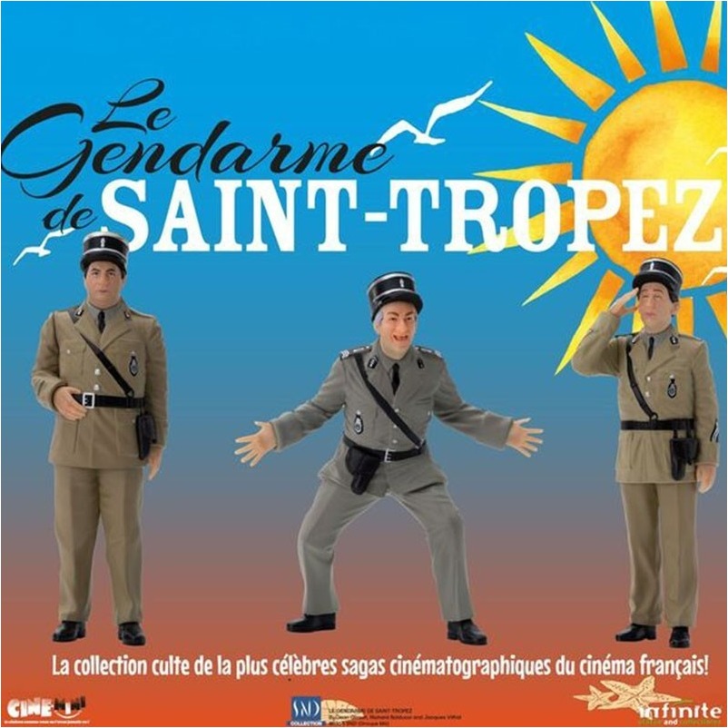 Set de 3 Figurines Le gendarme de Saint-Tropez  - CINÉMA & SÉRIES TV