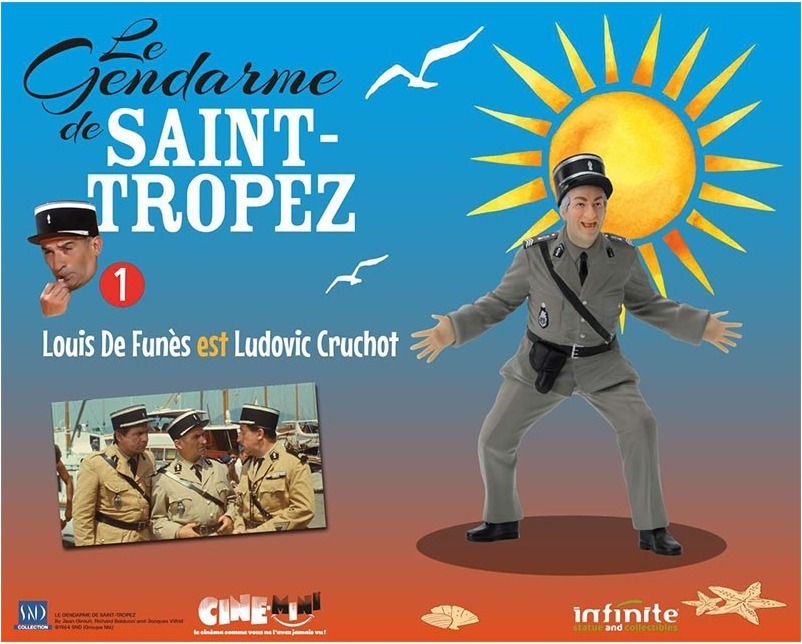 Set de 3 Figurines Le gendarme de Saint-Tropez  - CINÉMA & SÉRIES TV