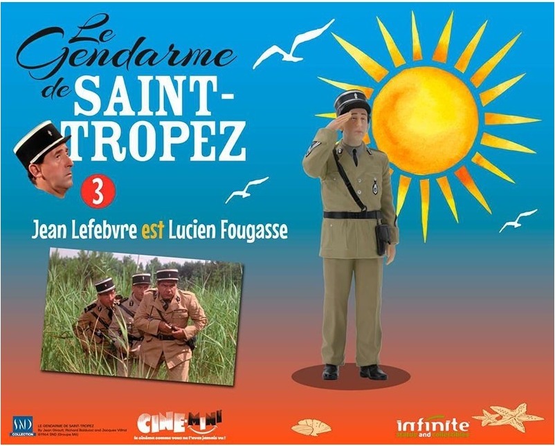 Set de 3 Figurines Le gendarme de Saint-Tropez  - CINÉMA & SÉRIES TV