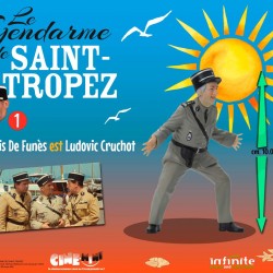 Le gendarme de Saint-Tropez - Figurine Louis de Funes en ludovic cruchot  - CINÉMA & SÉRIES TV