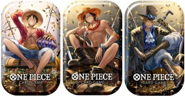 One Piece - Set de 3 Tin Pack set 02 Luffy, Ace & Sabo  - Cartes à collectionner