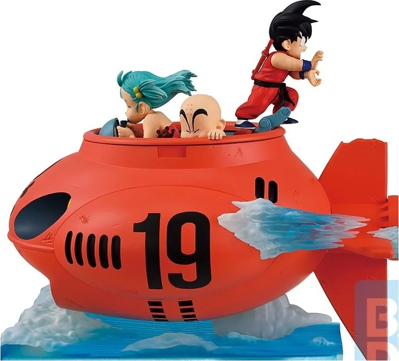 Dragon Ball - Figurine Goku & Krillin & Bulma - Red Ribbon Army Ichibansho  -  DRAGON BALL Z