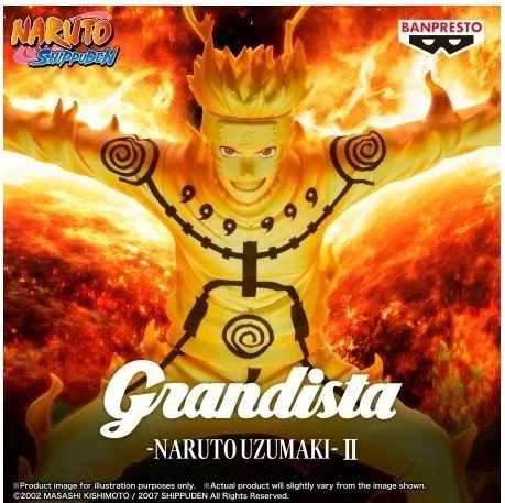 Naruto Shippuden - Figurine Naruto Chakra - Grandista  -  NARUTO