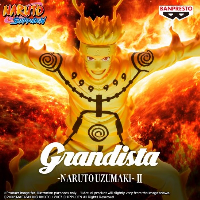 Naruto Shippuden - Figurine Naruto Chakra - Grandista  -  NARUTO