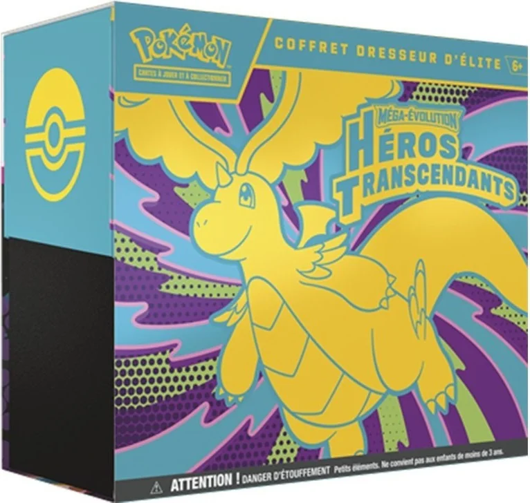 Pokémon - ETB Coffret Dresseur d'Elite - Méga-Évolutions Héros Trascendants  - Cartes à collectionner