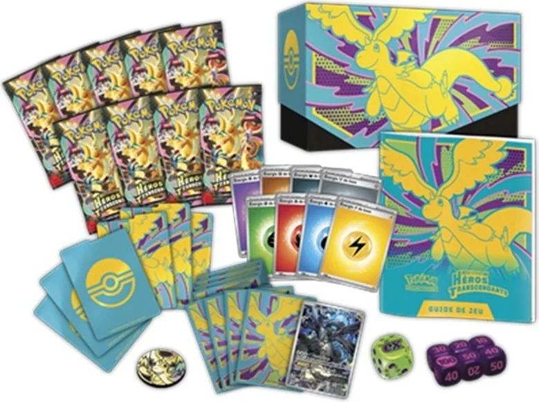 Pokémon - ETB Coffret Dresseur d'Elite - Méga-Évolutions Héros Trascendants  - Cartes à collectionner