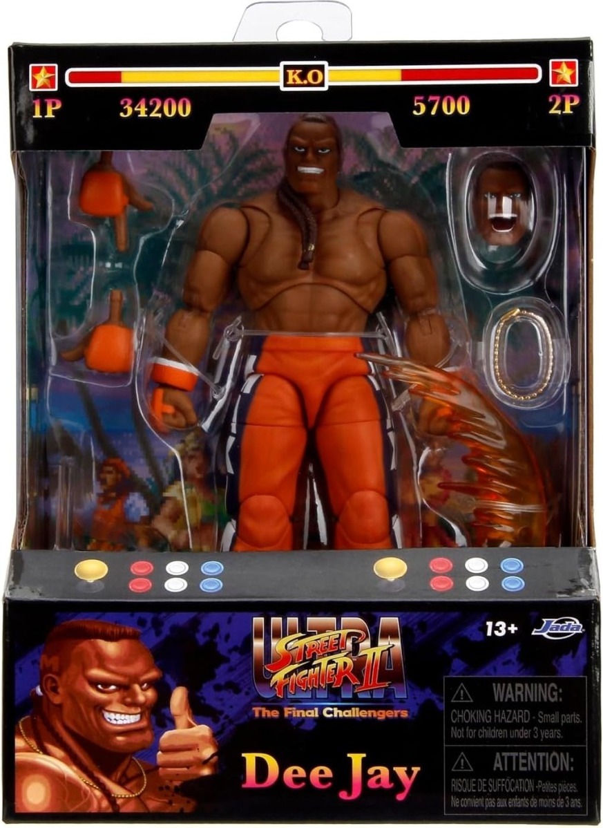Street Fighter 2 - Figurine Dee Jay - Jada Toys  - JEUX VIDEO