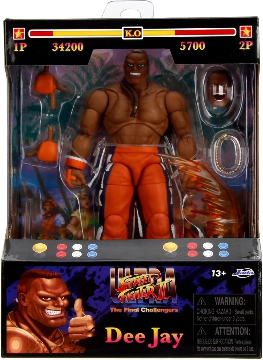 Street Fighter 2 - Figurine Dee Jay - Jada Toys  - JEUX VIDEO