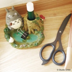 Mon Voisin Totoro - Figurine pot à crayon Totoro au bord de la marre  -  TOTORO - GHIBLI