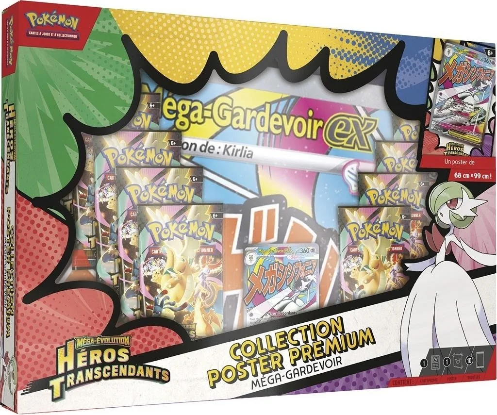 Pokémon : Collection poster Premium – Méga-Gardevoir  - Cartes à collectionner