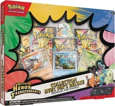 Pokémon - Coffret pin's deluxe ME2.5 - héros transcendants  - Cartes à collectionner