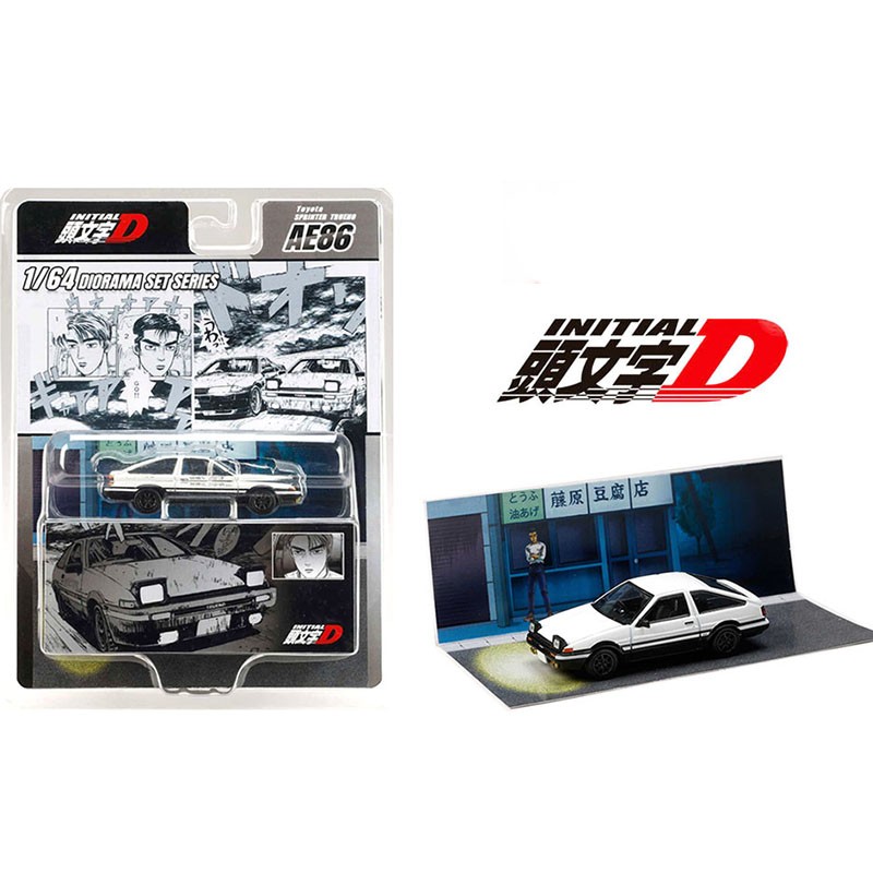 Initial D - Toyota Sprinter Trueno AE86 - Die-cast  - AUTRES FIGURINES
