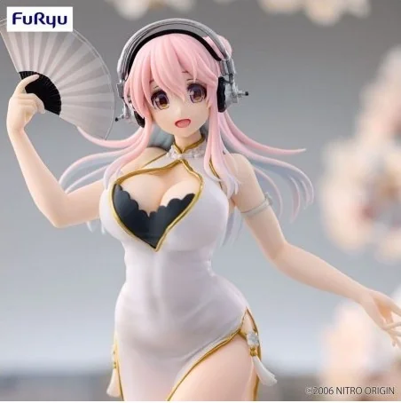 Super Sonico - Figurine Sonico White Cheongasm version  - FIGURINES FILLES SEXY