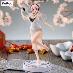 Super Sonico - Figurine Sonico White Cheongasm version  - FIGURINES FILLES SEXY