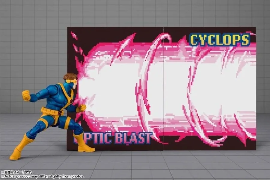 X-Men: Children of the Atom - Figurine Cyclops - S.H Figuarts Gameverse  - JEUX VIDEO