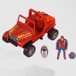 M.A.S.K - Véhicule Gator & Figurine pilote Dusty Hayes  - AUTRES FIGURINES