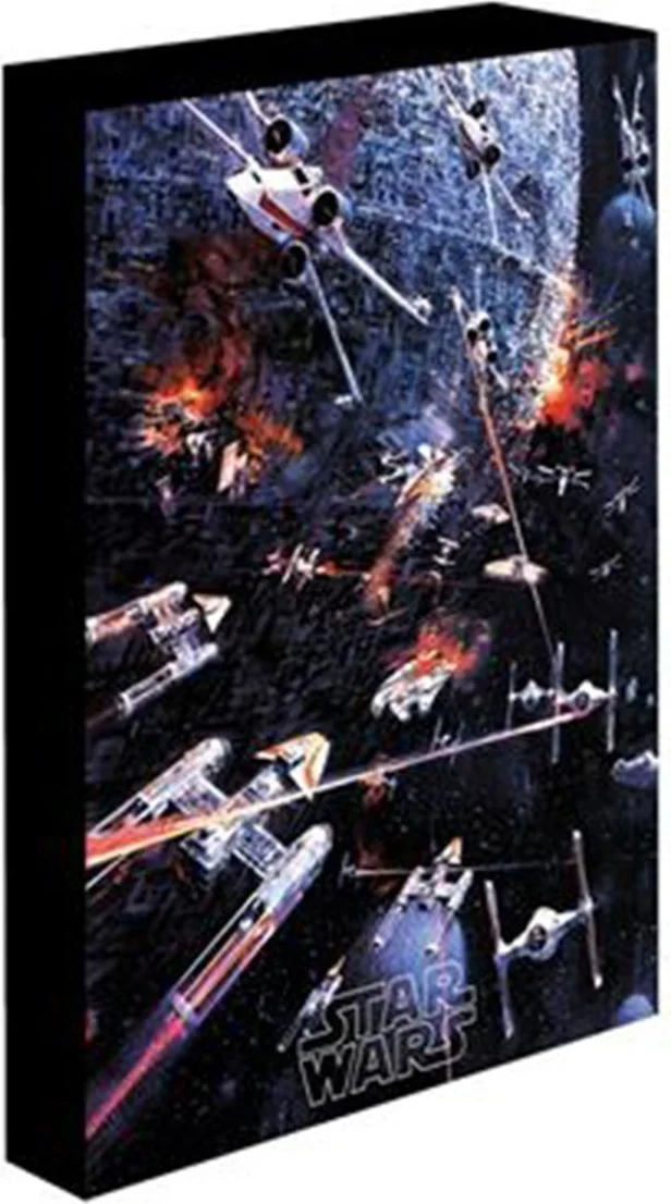 Star Wars - Death Star Assault Light Up Canvas  - CINÉMA & SÉRIES TV