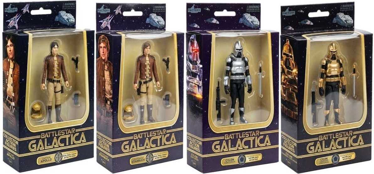 Battlestar Galactica - Set 4 figurines  - CINÉMA & SÉRIES TV