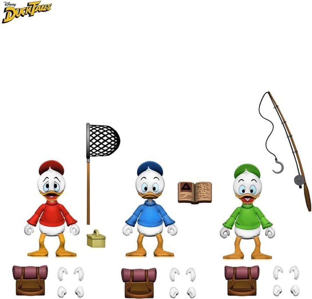 Ducktales - Pack 3 figurines Riri & Fifi & Loulou - Neca  - CINÉMA & SÉRIES TV