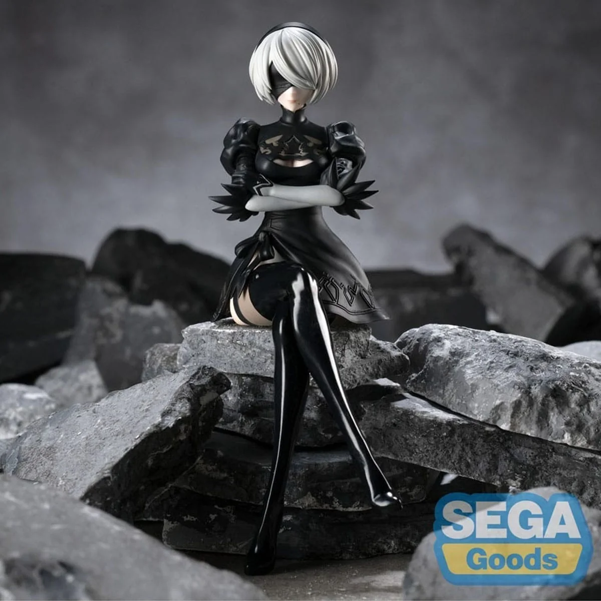 Nier Automata - Figurine 2B - PM Perching  - JEUX VIDEO