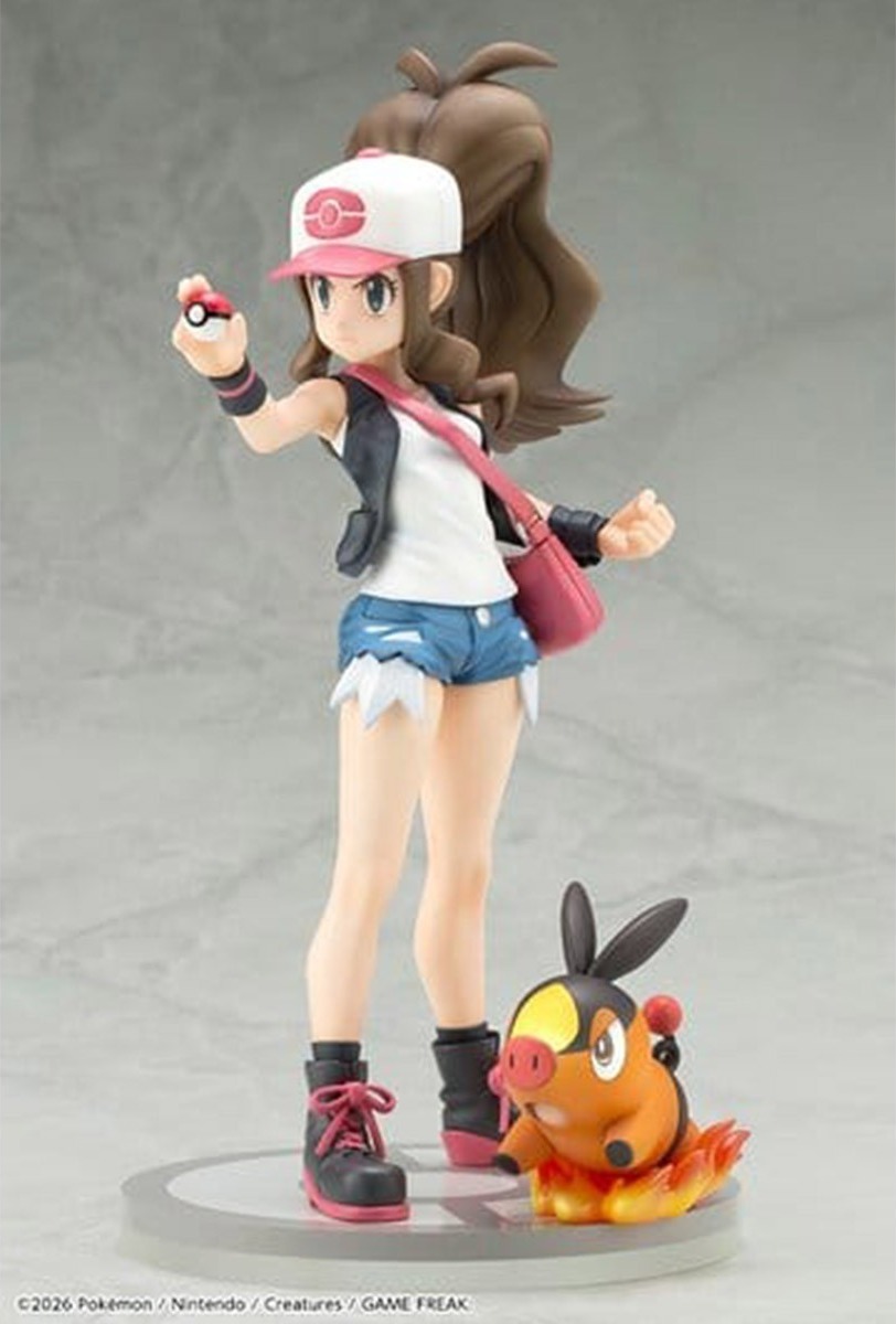 Pokémon - Figurine Hilda & Tepig - ARTFXJ Kotobukiya  -  MARIO BROS & CO