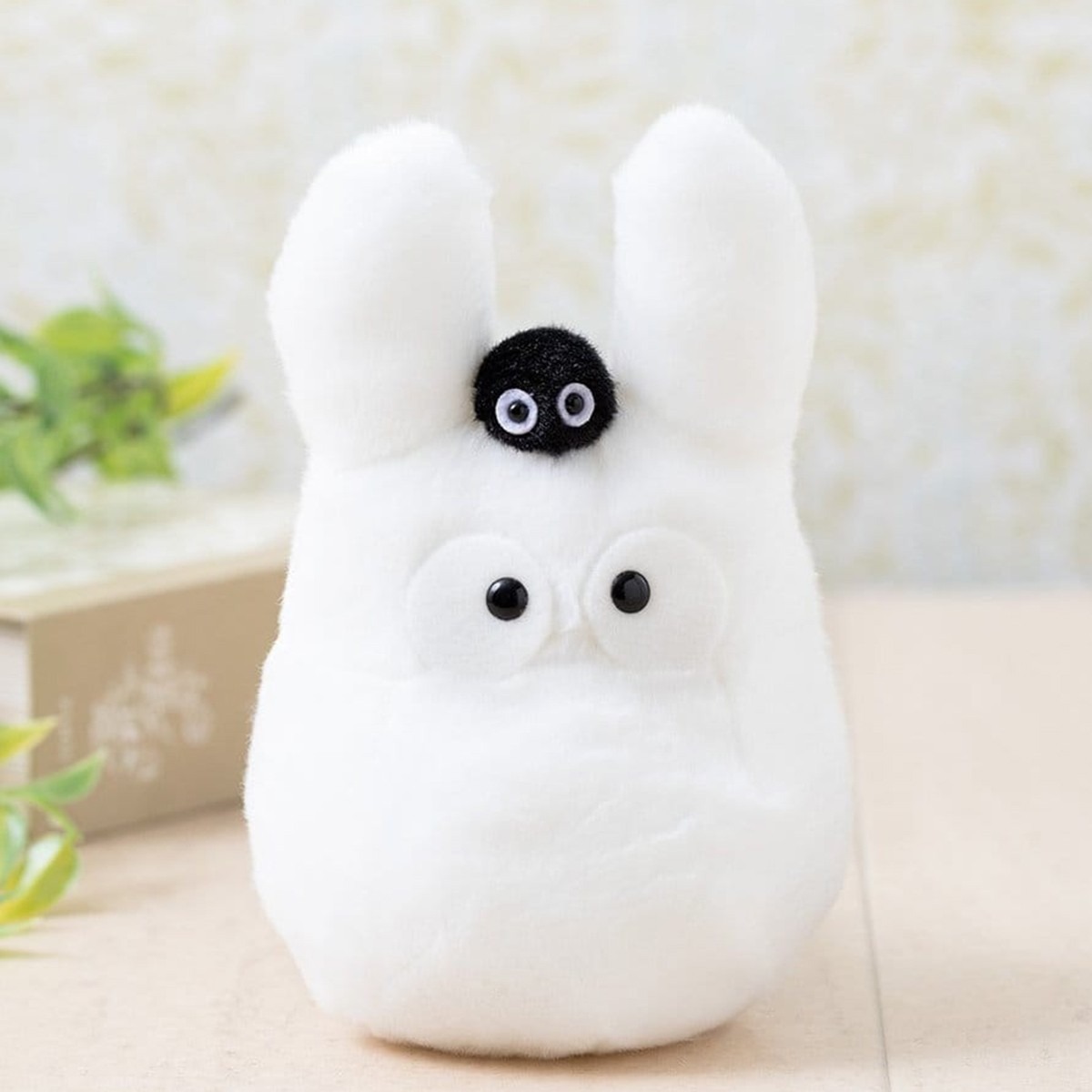 Mon Voisin Totoro - Peluche Totoro Blanc & Noiraude - Beanbag  -  TOTORO - GHIBLI