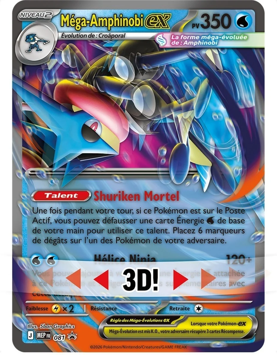 Pokémon - Coffret Premium 8B - Mega-Anphinobi Ex  - Cartes à collectionner