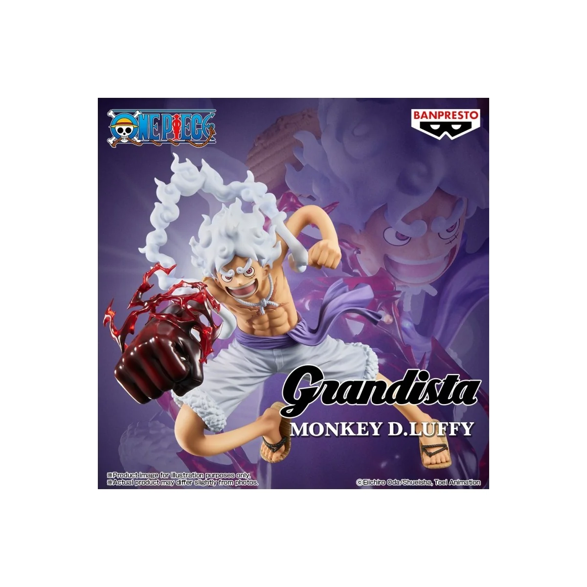 Figurine One Piece Grandista Special Edition — Luffy Gear 5 (Bandai)