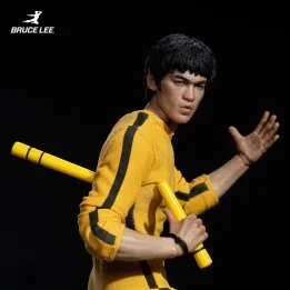 Figurine Articulée Bruce Lee Yellow Jumpsuit 1/12 - INART