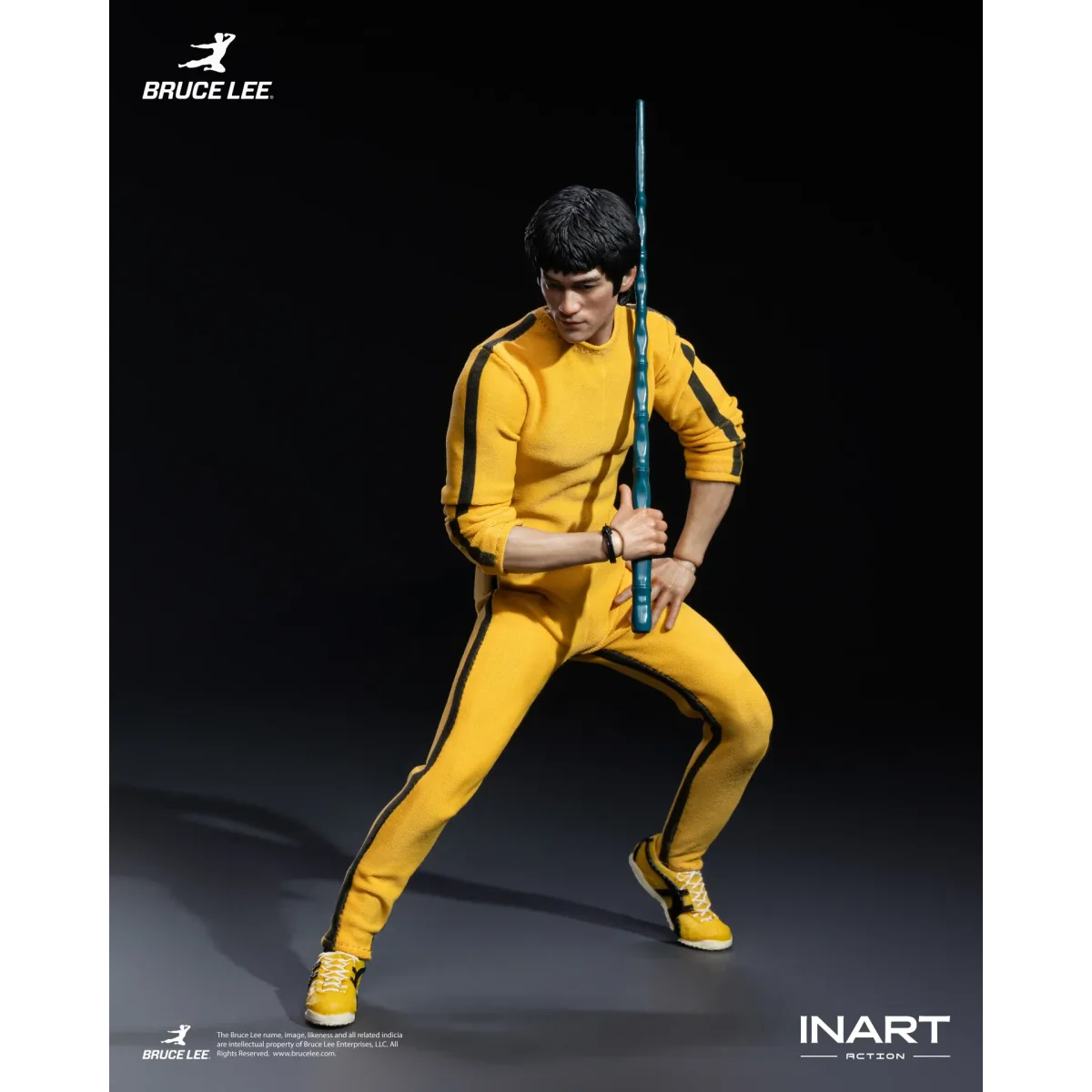 Figurine Articulée Bruce Lee Yellow Jumpsuit 1/12 - INART