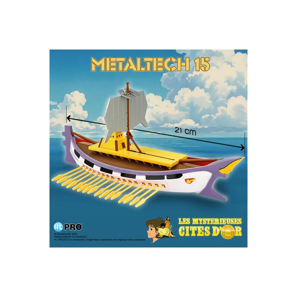 Figurine Solaris Metaltech 15 - Les Mystérieuses Cités d'Or | HL Pro