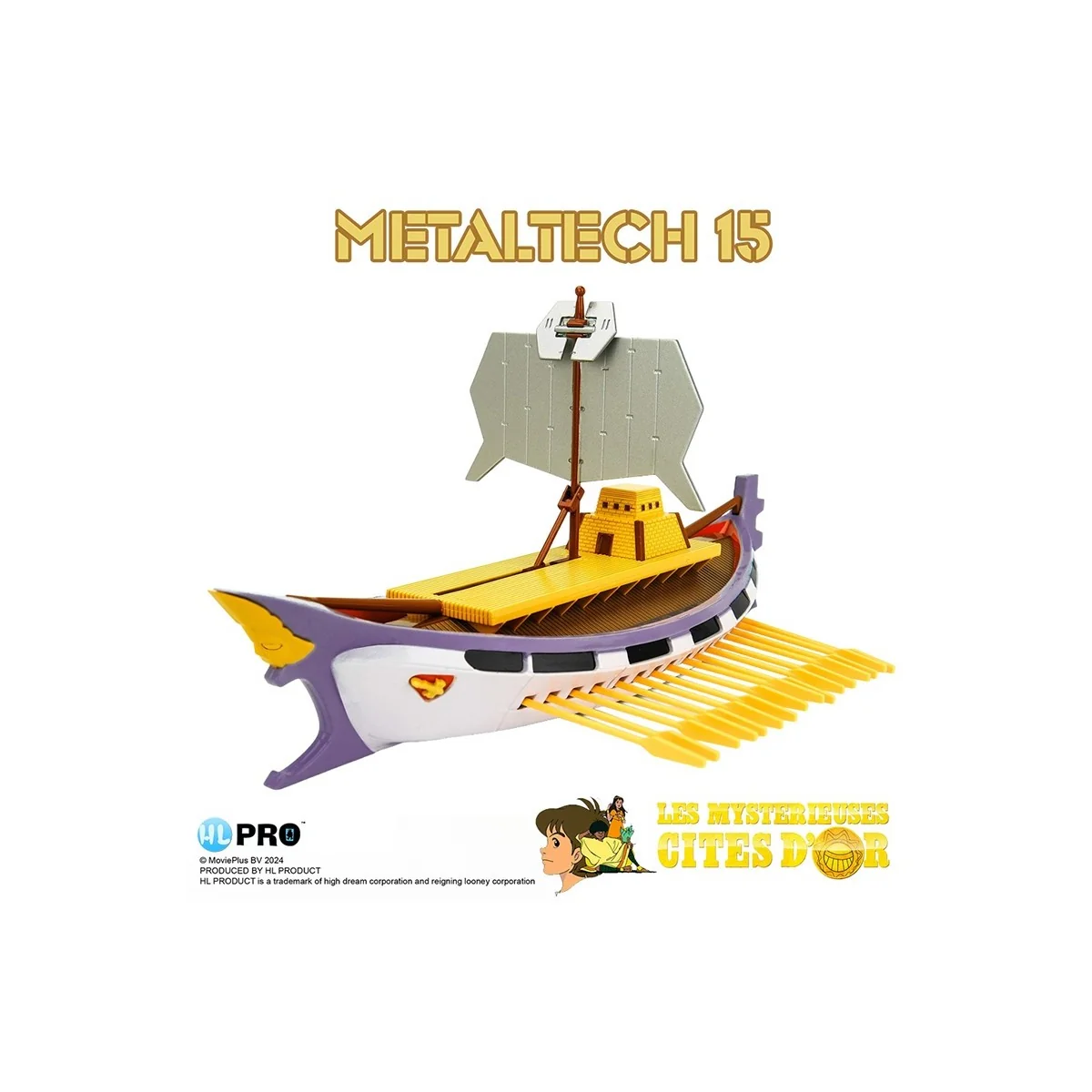 Figurine Solaris Metaltech 15 - Les Mystérieuses Cités d'Or | HL Pro