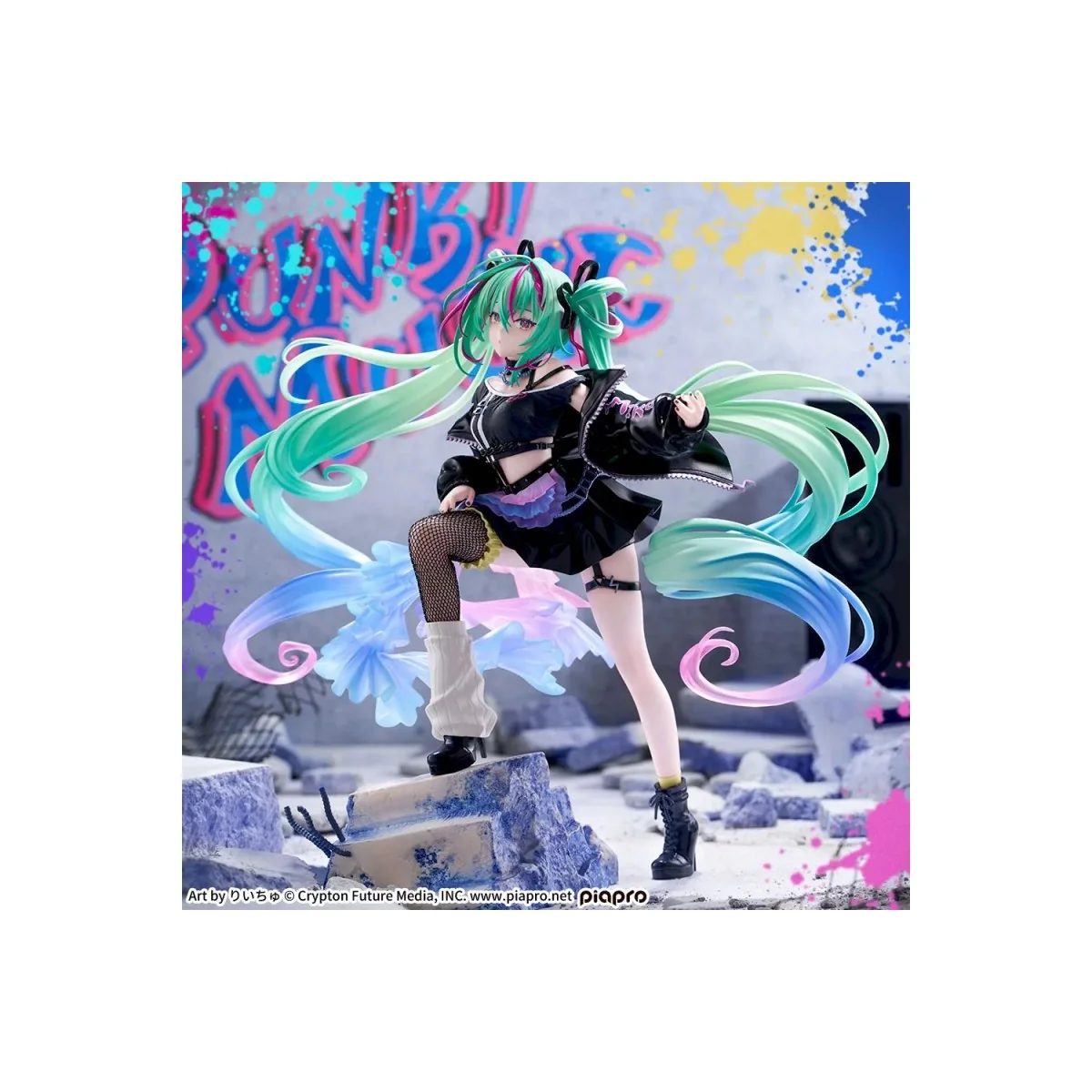Figurine Hatsune Miku Punk - Gamme Figurizma Sega | 23 cm