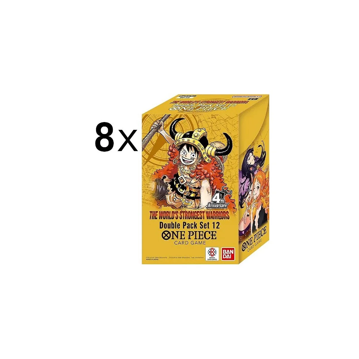 Double Pack Set Vol. 12 (DP-12) OP-17 English — Boîte de 8 | One Piece TCG