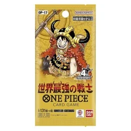Booster One Piece OP17 Japonais - The World's Strongest Warriors