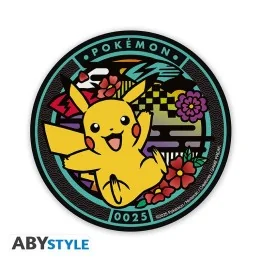 Dessous de Verre Pokémon Pikachu Céramique Style Poké Lid | Kamehashop
