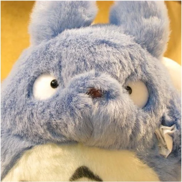 Totoro - Peluche de Totoro bleu - Taille M  -  TOTORO - GHIBLI
